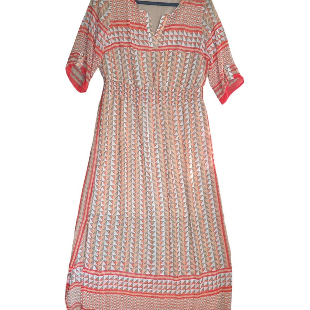 En focus Studio Geometric Print Maxi Dress size 12